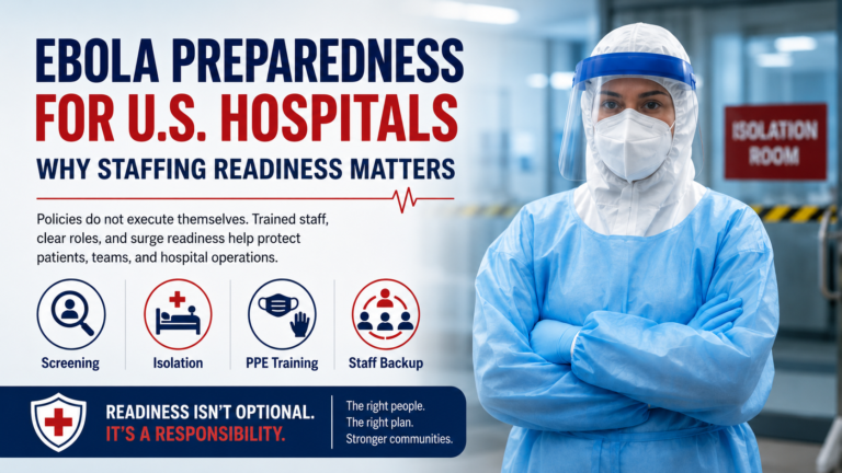 Ebola Preparedness for U.S. Hospitals: Why Staffing Readiness Matters