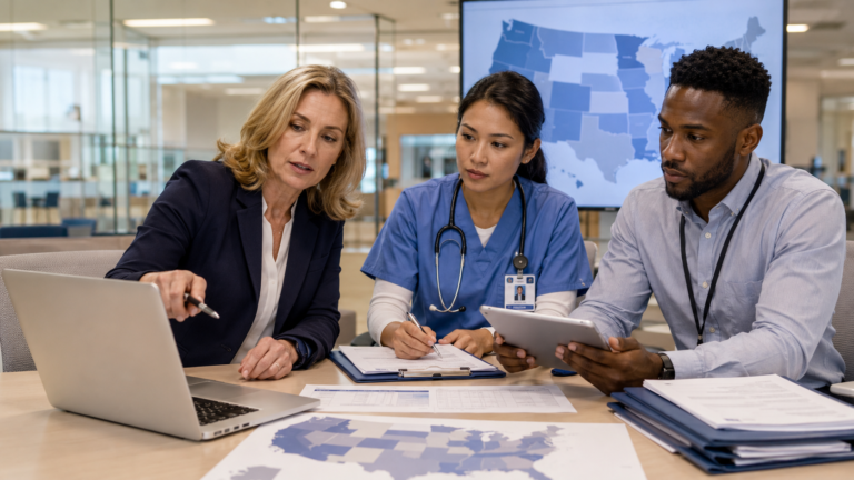 Multi-State Healthcare Staffing Compliance: What Facilities Must Verify Before Clinicians Cross State Lines